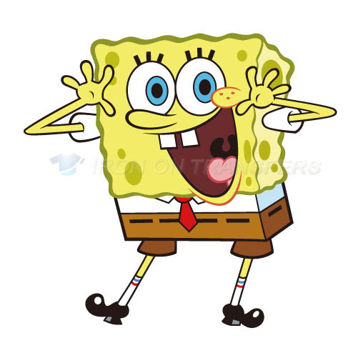 SpongeBob SquarePants Iron-on Stickers (Heat Transfers)NO.861